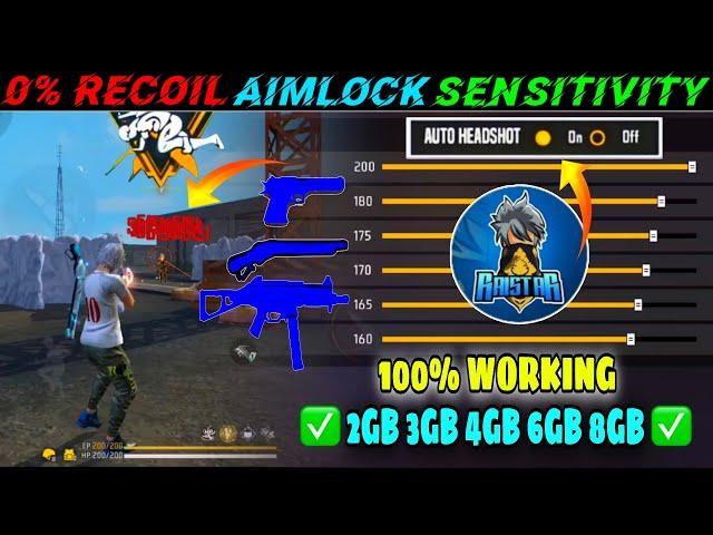 Free Fire Max Auto Headshot Trick 2025 Sensitivity ️ 2gb, 3gb, 4gb Ram Headshot Sensitivity Setting