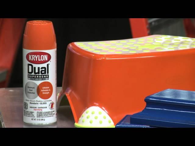 Krylon Dual Superbond Works on Tough-to-Paint Materials