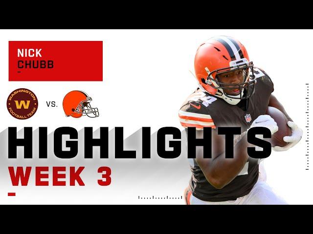 Nick Chubb Carries the Browns w/ 2 TDs | NFL 2020 Highlights