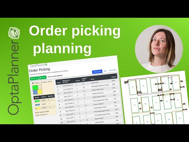 Order picking planning with OptaPlanner