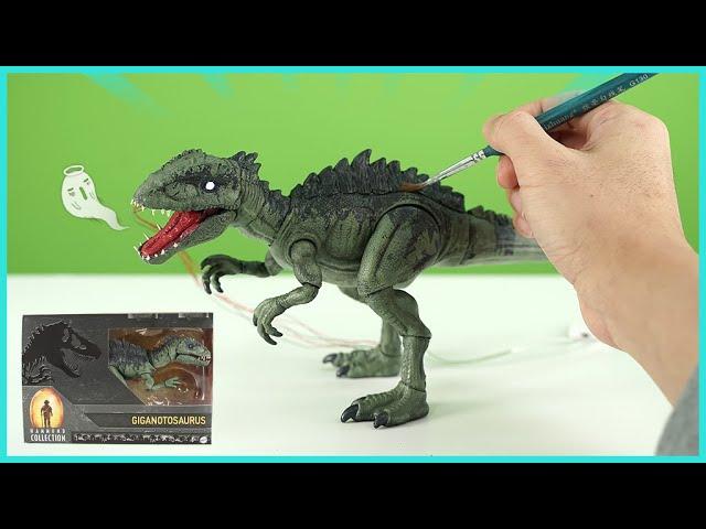 Making a Jurassic World Hammond Collection Giganotosaurus Dinosaur.