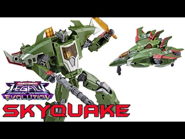 Transformers LEGACY Evolution Leader Class SKYQUAKE | Video Review