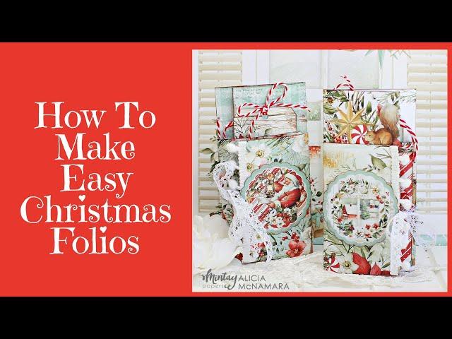 How to Make a Mintay Christmas Folio