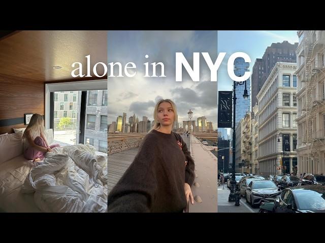 I traveled alone to NEW YORK CITY  | what i eat, activities & shopping