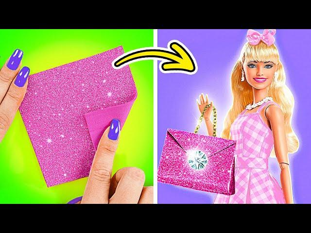 STUNNING BARBIE HACKS ️ Turn Trash into Glam Doll Makeover!