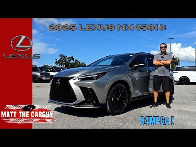 Brand new 2025 Lexus NX450h+ F Sport gets 84MPGe! But is it worth the price? Review and drive.