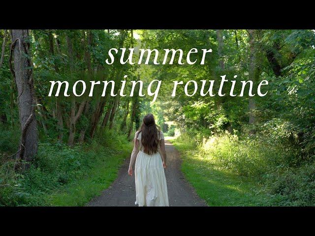 my slow & simple morning routine  summer mornings at the cottage