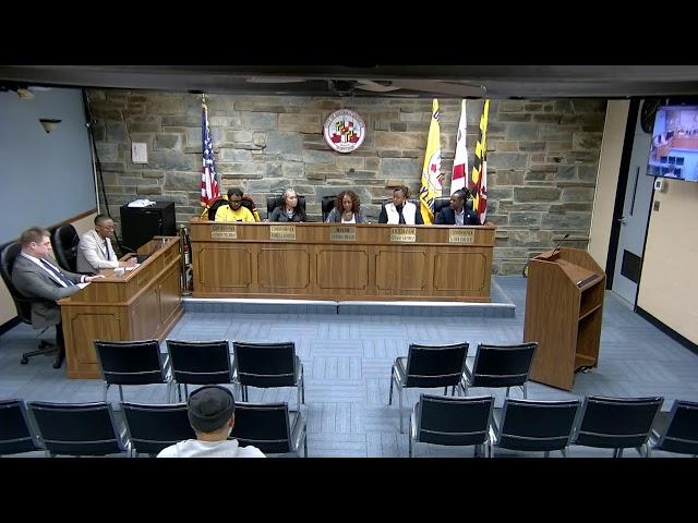 The City of District Heights: Work Session - January 14, 2025