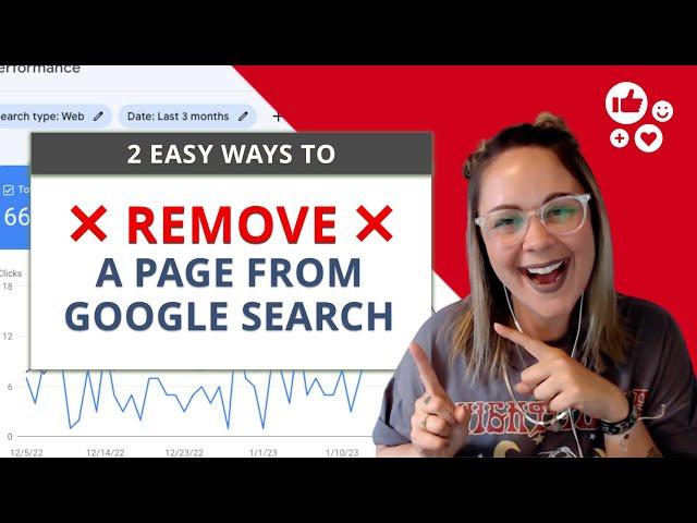 Remove a URL From Google Search | 2 Ways to EASILY Remove Pages from Showing Up in Search Results