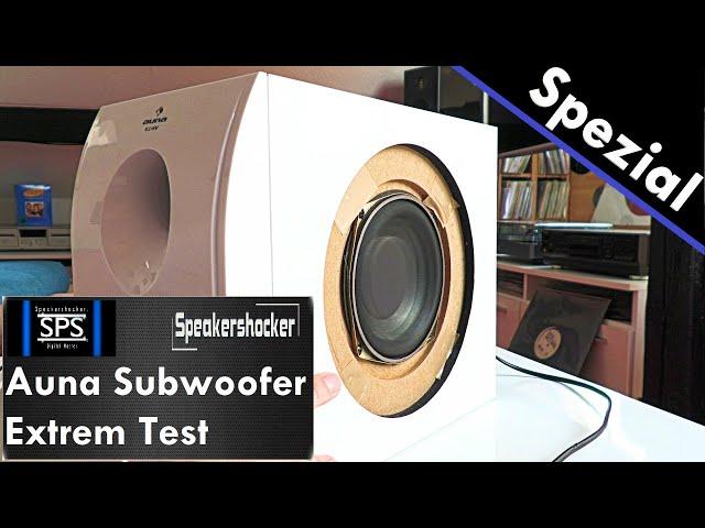 AUNA Subwoofer Test | Review | Soundcheck. Was kann der billige Auna Subwoofer aus einem Soundsystem