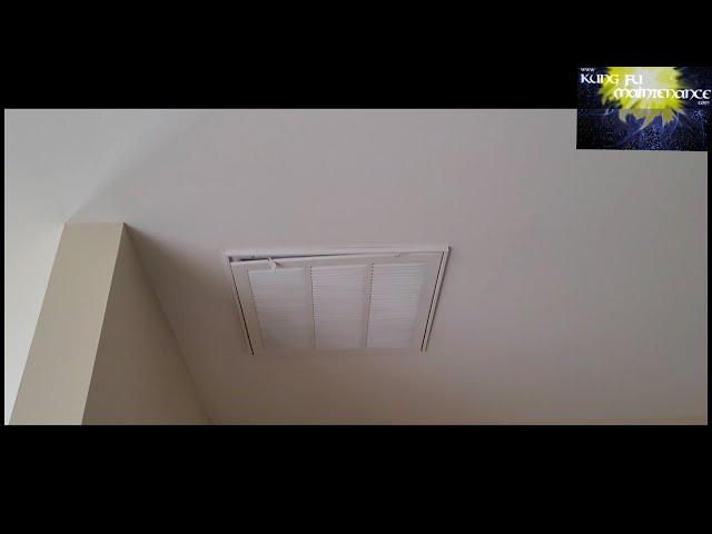 Relatch Air Filter Catch On Ceiling Without A Ladder