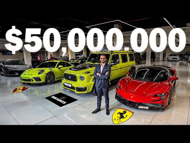 INSANE HYPERCAR PARADISE - Inside $50 Million Car Showroom in Dubai