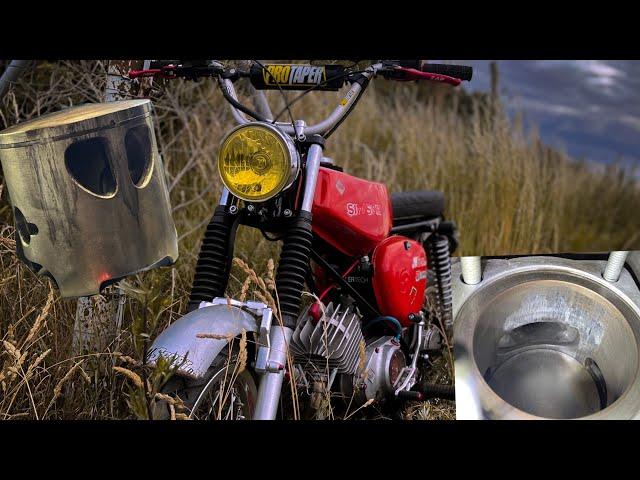 Simson Tuning 85ccm Membran Klemmer / 85er Membraner goes feste | Mäxii Rider