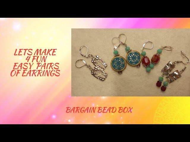 MAKE FOUR DIFFERENT SOUTHWEST STYLE EARRINGS EASY & QUICK!