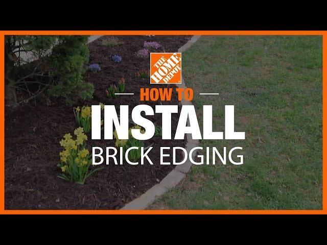 How to Install Brick Edging with @ThriftDiving | The Home Depot