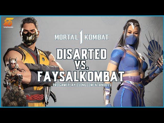 MK1: FAYSALKOMBAT VS DISARTED | KITANA VS SCORPION | PRO GAMEPLAY