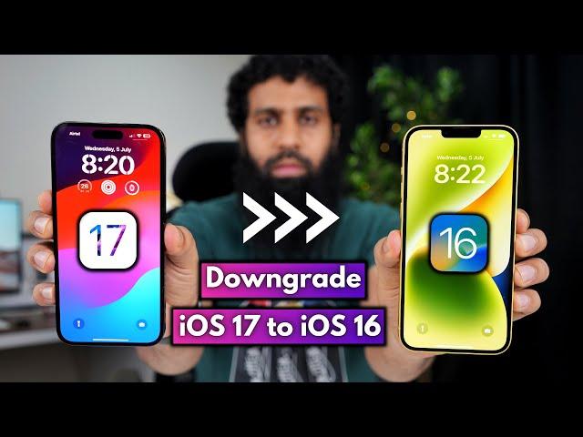 How to Downgrade iOS 17 to iOS 16 WITHOUT LOSING DATA [Remove iOS 16 Beta]