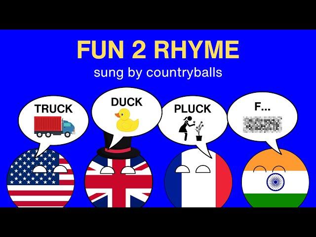 "FUN 2 RHYME" | CountryballsAnimated Music Video