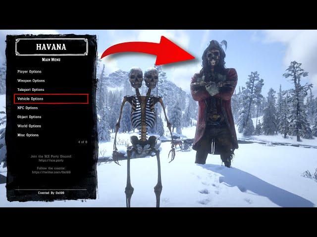 Red Dead Redemption 2 MOD MENU - HAVANA MOD MENU (PS4 JAILBREAK)