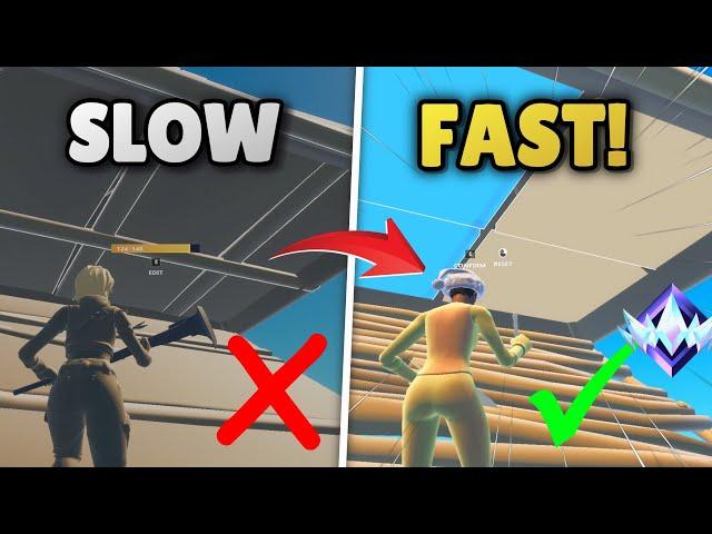 How to INSTANTLY EDIT FASTER in FORTNITE (Get Better Mechanics)