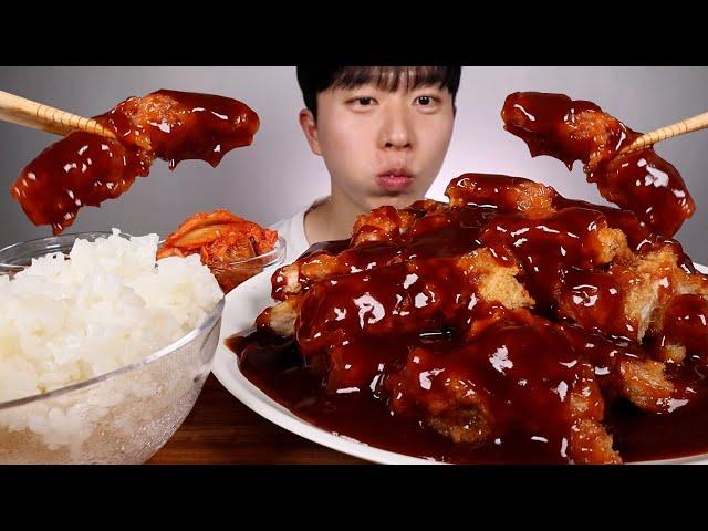 경양식 왕돈까스... 쪼금 많이 먹어보겠습니다!!! 먹방 ASMR MUKBANG Jumbo Pork Cutlet Rice eating show