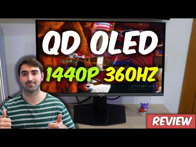 ️ 360hz en QD OLED es como tener MANTEQUILLA en tu MONITOR GAMING |  MSI MPG 271QRX Review