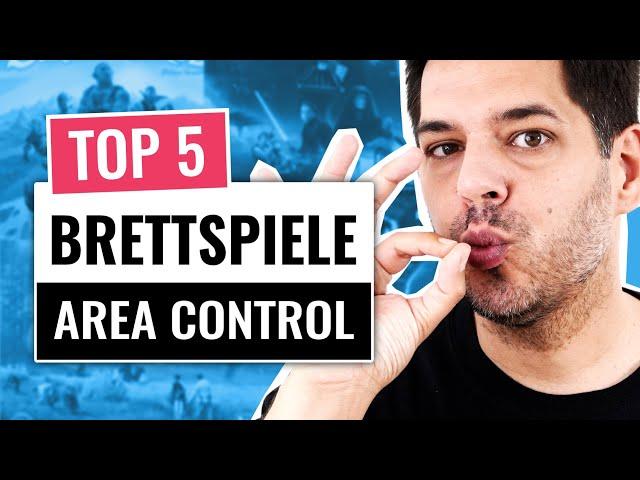 Die BESTEN  Top 5 Area-Control Brettspiele von Thomas