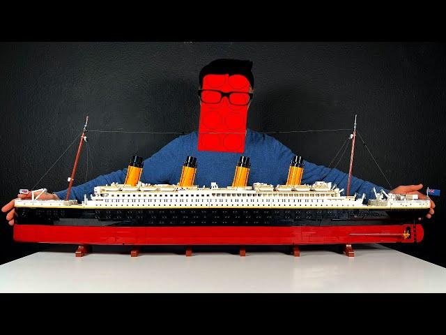 LEGO macht ne Ansage: 1,35 Meter lang, keine Sticker & 630€! | 'Titanic' Set 10294