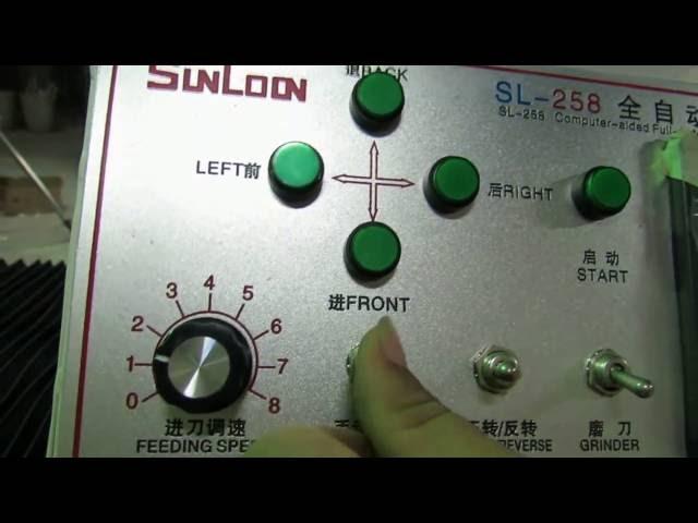 SUNLOON SL-258A Fabric Strip Cutting Machine Assembly & Testing