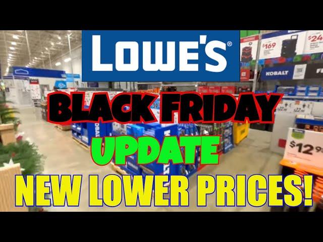 Lowe's Dropping Prices Black Friday Sale