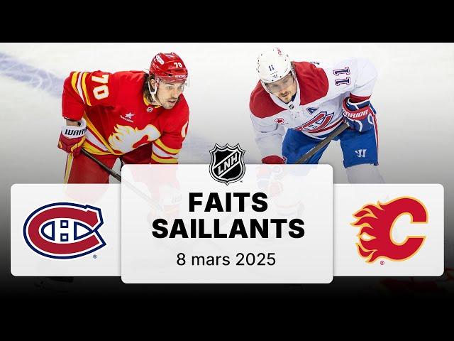 Canadiens vs Flames 8/3/25 | Faits saillants