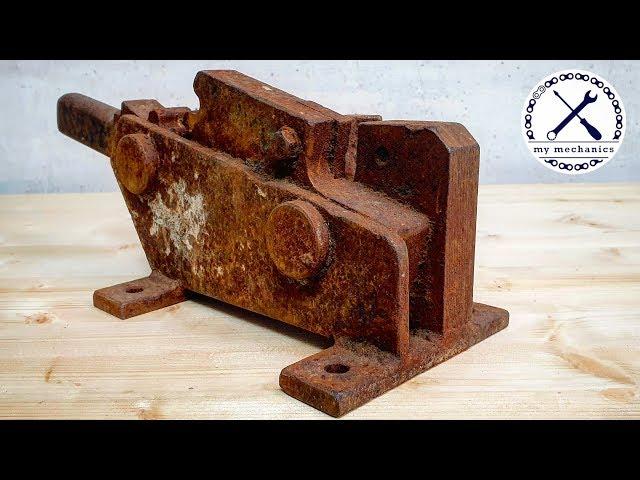 Rusty Jammed Rebar Cutter - Restoration