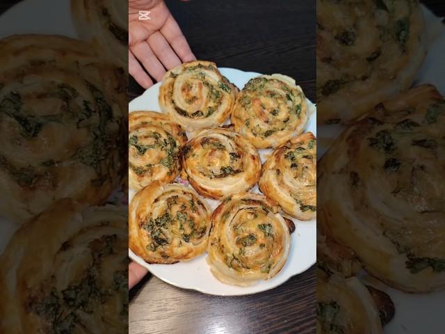 ХРУСТЯШКИ ИЗ СЛОЁНОГО ТЕСТА  #СЛОЕНОЕТЕСТО #ВКУСНО #ЕДА #РЕЦЕПТ #КУЛИНАРИЯ #FOOD