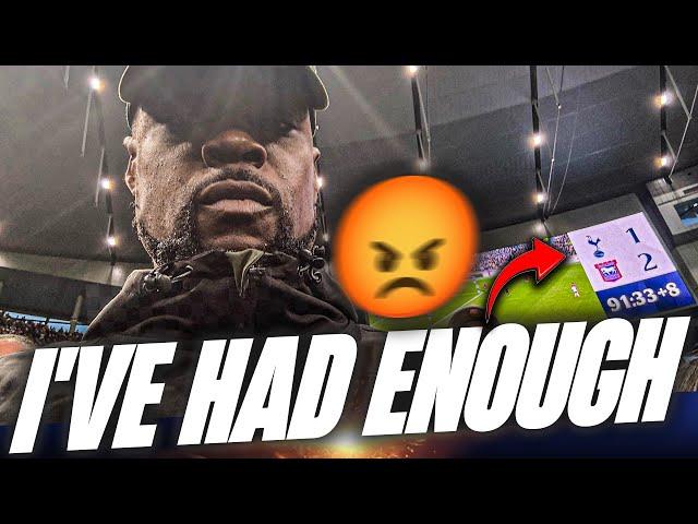 IVE HAD ENOUGH OF THESE CRIMINALS  Tottenham 1-2 Ipswich Town EXPRESSIONS VLOG AND HIGHLIGHTS