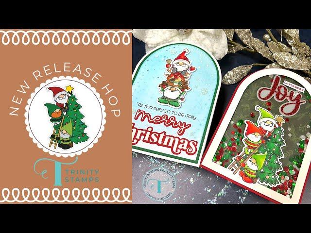 ARCH Shaped Cards - Trinity Stamps Holiday Release Hop