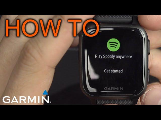 How to Listen Spotify on Garmin Venu