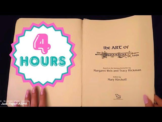 ⏰ ASMR 4 Hours of Page Turning for Sleep and Relaxation - No Talking