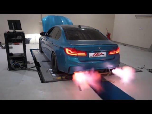 Bmw M5 F90 Stage 3 IB Performance - Fire Exhaust Dyno Insane