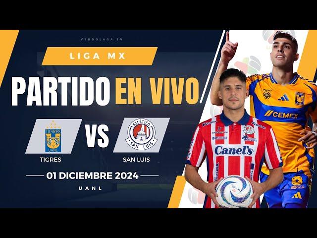  TIGRES VS SAN LUIS EN VIVO Y EN DIRECTO / LIGA MX APERTURA 2024