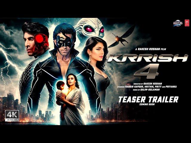 KRRISH 4 : The Power - Trailer(2024) | Hrithik Roshan, Ranbir Kapoor, Priyanka C, Preity Z | Tseries