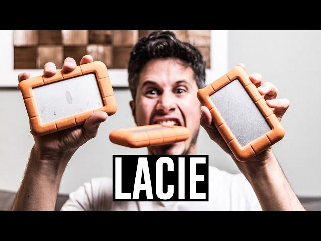 LaCie Rugged | 5TB Thunderbold USB-C hard drive | iPad and MacBook test | [4K]