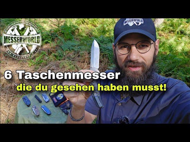 6 moderne Taschenmesser die du gesehen haben musst!