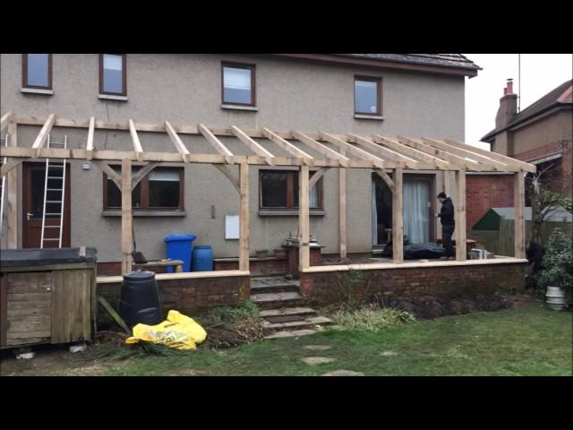 oak frame Veranda timelapse