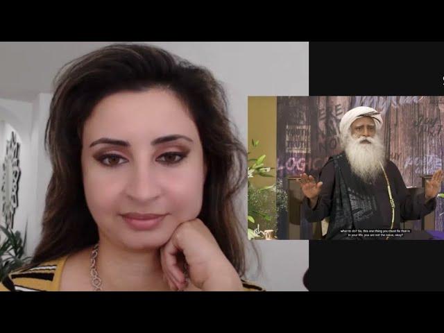 Lubna British Pakistani reacts to Sadhguru speech!!