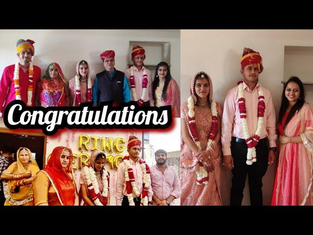 Pooja aur Kamal ki Engagement Ceremony | Rajasthani Engagement | Marwadi | Sangeeta Choudhary Vlogs