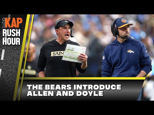 REKAP Rush Hour : Bears introduce Dennis Allen, Declan Doyle; Bills don't blame refs in AFC Title