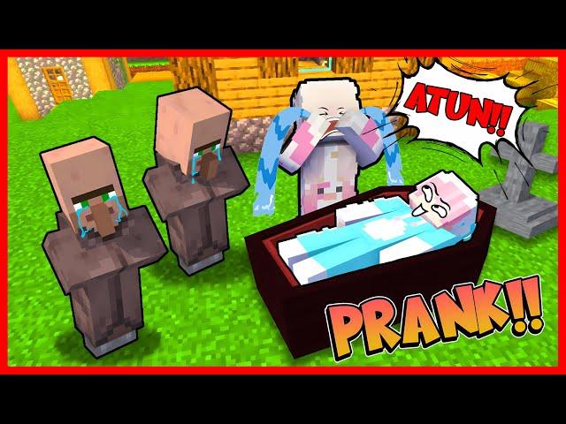 PRANK PURA2 MENINGGOY DIDEPAN MOMON !! MOMON NANGIS !! Feat @sapipurba Minecraft