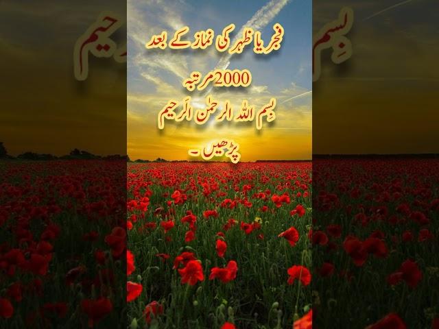 حاجت پوری ہونے کا وظیفہ ||#wazifa ||#islamicvideo ||#islamicshorts