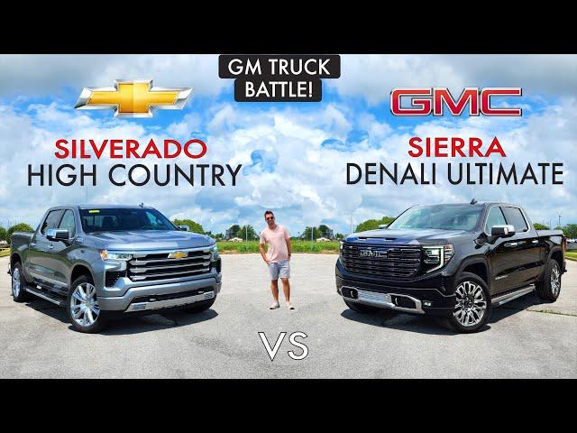 TRUCK SHOWDOWN! -- 2024 Chevy Silverado vs. GMC Sierra: Comparison