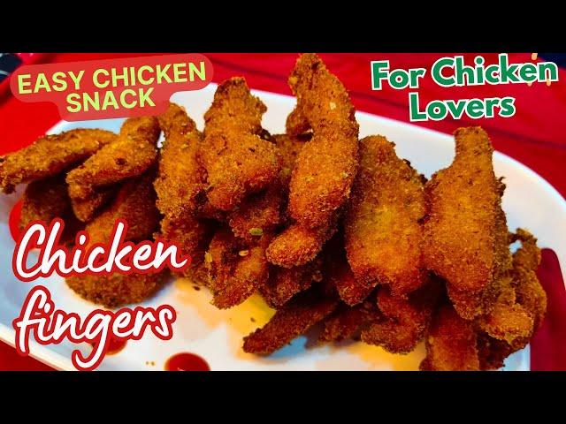 My family's favourite chicken snack | Best Crispy Chicken Fingers | chicken starters recipes |